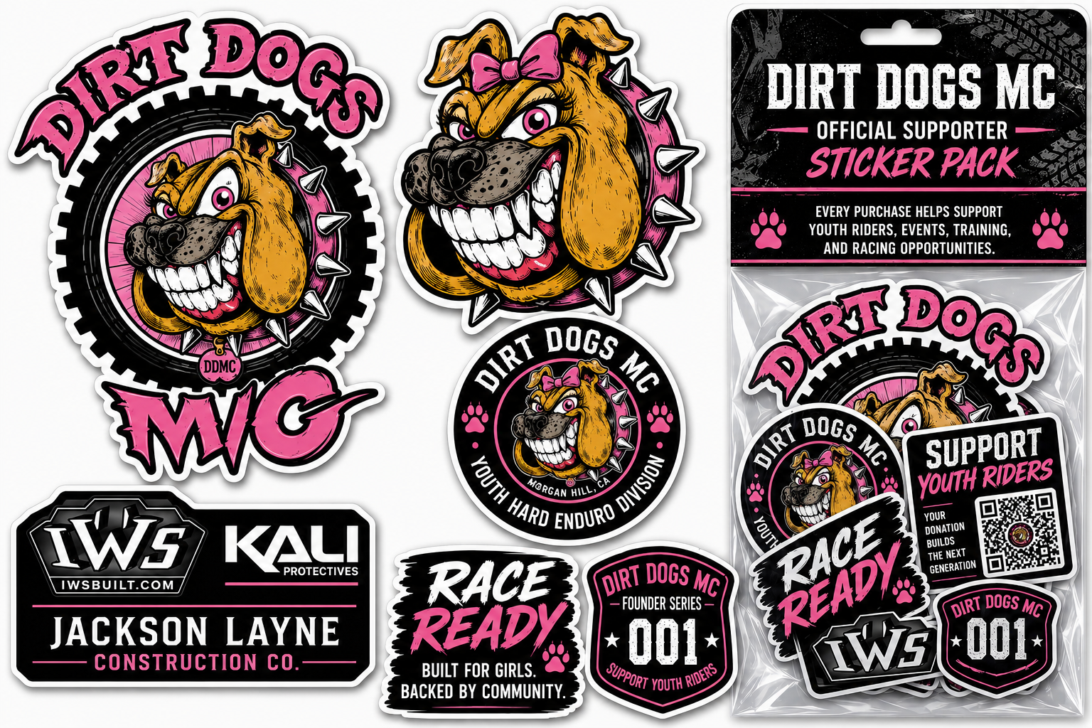 Dirt Dogs Sticker Pack view 3